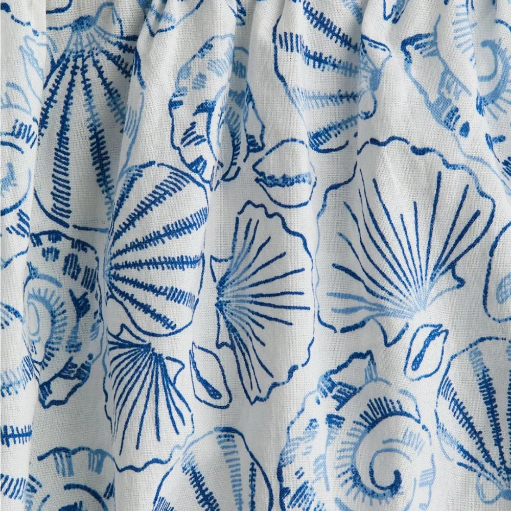 Floral Blue Puff Sleeve Top - Picture 4 of 4